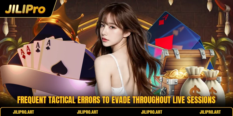 Frequent tactical errors to evade throughout live sessions