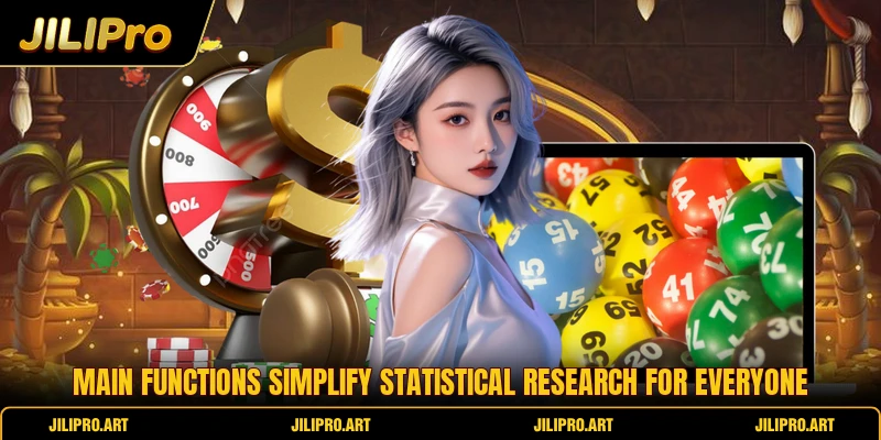 Main functions simplify statistical research for everyone